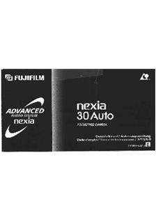 Fujifilm Nexia 30 Auto manual. Camera Instructions.